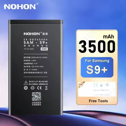 NOHON EB-BG965ABA EB-BG960ABA Battery for Samsung Galaxy S9 Plus S9+ SM-G965F G965F/DS G965U G965W G