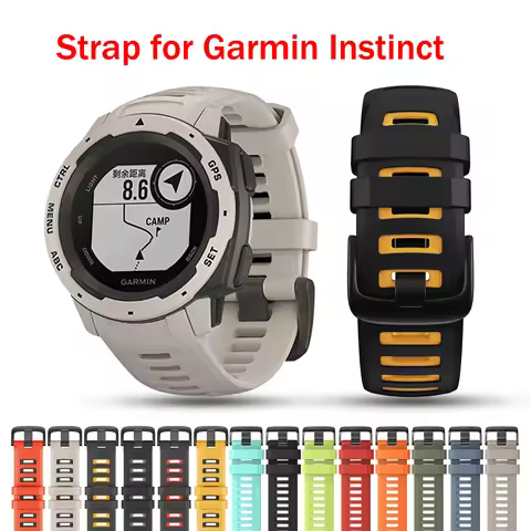Soft Silicone strap for Garmin Instinct Smart watch band Replacement Wrist for Instinct Tide/Esports