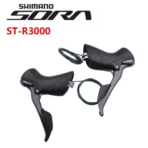 Shimano Sora ST-R3000 DUAL CONTROL LEVER Speed Shifter Right/Left/A Pair 2x9S For Road Bike Bicycle 