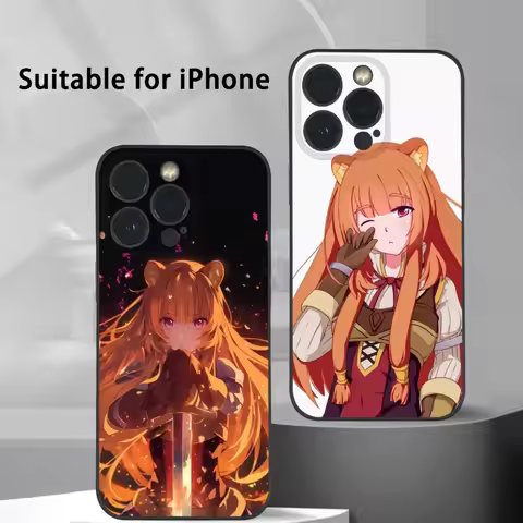 R-Raphtalia Anime Girl Phone Case For iPhone 16 15 14 13 Pro Max Plus Mini Frosted Soft Shell Funda 