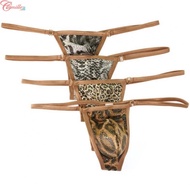 Mens Print Bulge Pouch G-string Underwear