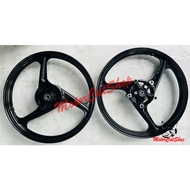 Enkei Sport Rim 3 Batang Yamaha Y16 ABS (BLACK) Size (Front 1.6 Rear1.6)