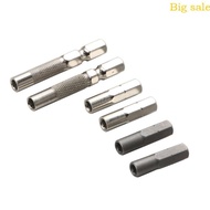 Mar 1 4 to 4mm Screwdriver Adapters 6PCS 6 35mm to 4mm for Easy Conversion and Broad Application in 