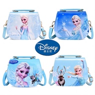 Disney Frozen 2 Elsa Anna & Sofia Kawaii Princess กระเป๋าสะพายกระเป๋าถือสาวเด็กแฟชั่นของขวัญ