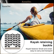  Sturdy Kayak Buckle Kayak Fastening Buckle Kayak Rope Buckle Set with Screws Boat Canoe Repair Kit Southeast Asian Buyers Favorite