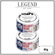 Icat's/Icats Wellness Recipe Cat Wet Food with Goat Milk in Soft Mousse/ Super Premium Cat Canned Fo