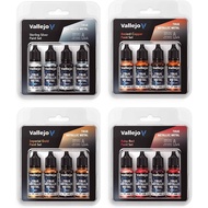 VALLEJO TRUE METALLIC METAL SET arcylic paint set