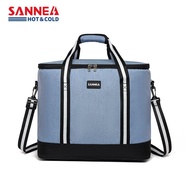 Bento New Style Bag Household Foldable Insulation Bag Portable Picnic Cold Ice Sanneng Capacity Oxfo