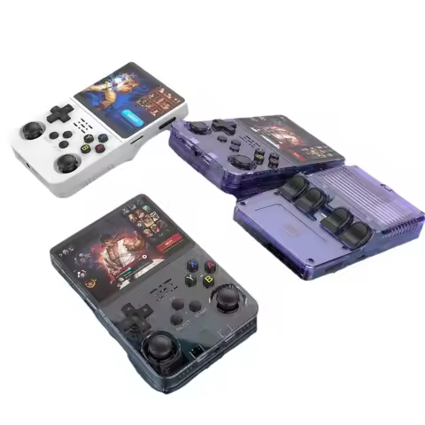 R36S game console IPS high definition 3D double joystick GBA handheld game console arcade emulator K