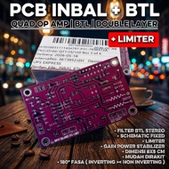 PCB Filter BTL + INBAL ( Limiter )| QUAD OP AMP | STEREO INPUT BALANCE BTL