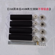 Batch Stainless Steel Aluminum Alloy Tempered Glass Coffee Table Leg Support Leg Aluminum Plate Alum