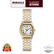 [Official Warranty] Fossil ES5362 Harlow Three-Hand Cream Dial Gold Women Watch