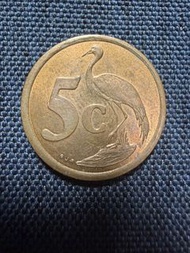 南非🇿🇦1987年5分硬幣