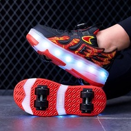 Roller skate shoes Boys roller skate shoes Children Sports roller shoes Girls Eight-Wheeled Skates 暴