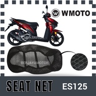 WMOTO MOTOR SEAT NET ES125 BLACK HITAM JARING SARUNG KUSYEN SEAT COVER NETT UNIVERSAL