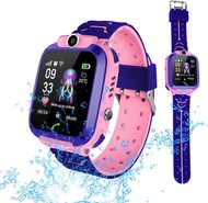 Smart Watch Phone for Kids Waterproof Smartwatches with Tracker HD Touch Screen for Kids Games SOS