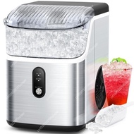 Nugget Ice Makers Countertop, Soft Chewable Crushed Ice Maker Machine, Portable Pebble Ice Maker Cou