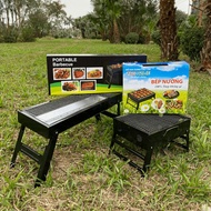 Foldable BBQ charcoal grill, baby travel grill