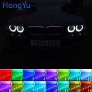 Latest for BMW 7 Series E38 1994-2001 Accessories Headlight Multi-color RGB LED Angel Eyes Halo Ring