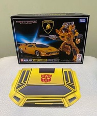 全新未開/ 日版Takara Tomy- MP-39 - 變形金剛 Masterpiece/ 黃色 Lamborghini Countach LP500S 連紀念品