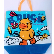 Thick Sack Bag B.DUCK Yellow Duck Pattern Very Large Size 20 × 19 Inches Shoulder It Is A New Product.