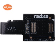 EMMC to USD Board EMMC to MicroSD Adapter Board MicroSD EMMC Modules for ROCK PI 4A/4B