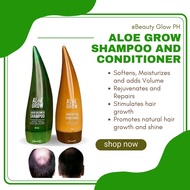 2 in 1 Original Aloe Grow Set Hair Repair Shampoo and Conditioner Enriched with Aloe Vera and Vitami