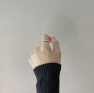 Thing round ring handcrafted by minormood แหวนเงินแท้ 925