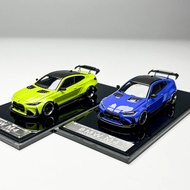 SW 1/64 BMW M4 G82 ADRO BODY KIT Blue Alloy Diecast Car Model Toy Birthday Gift