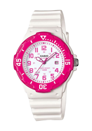 Casio LRW-200H นาฬิกาข้อมือ Casio ผู้หญิง สายยาง สินค้าใหม่ ของแท้ รับประกัน 1 ปี 12/24HR LRW-200H-2