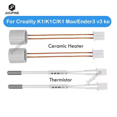 For Creality K1 Ceramic Heater K1 Max Hotend Ceramic Heating Tube 24V 60W High Thermal Conductivity 
