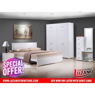 Bedroom Set  5 pcs white /Set Bilik Tidur / Bilik tidur