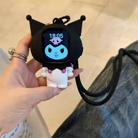 Sanrio 3D Cartooon Kuromi Case For Apple Watch 10 9 8 45mm 41mm 44mm 42mm 46mm 49mm for IWatch Ultra