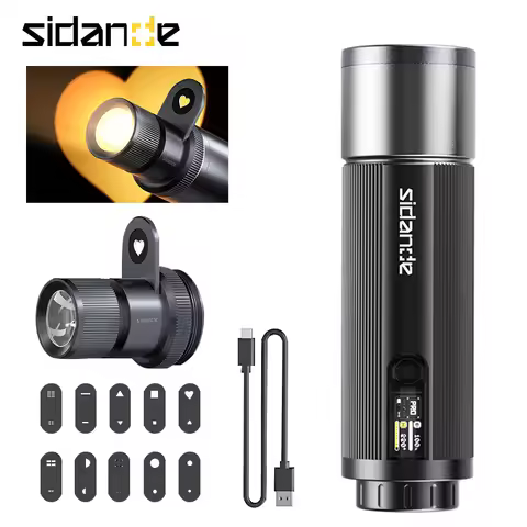 SIDANDE 12W 3500-7000k RGB light Built-in 9000mAh battery Endurance 150 minutes Full-power output fl