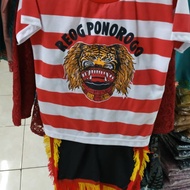 Adult Reog Costume Set (T-shirt + pants) Adult Reog Costume/
