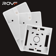 ROVF PVC NUT BOX SWITCH BASE SWITCH BOX SOCKET SURFACE MOUNTED PVC BASE/ PVC Box Surface Nut Box/ El