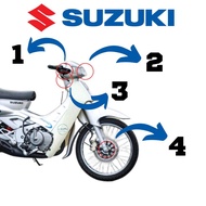 CABLE THROTTLE CABLE CLUTCH CABLE CHOKE CABLE METER CABLE SPEEODMETER SUZUKI RG SPORT RG110 RGV 120 RGV120 RU 110 RU110