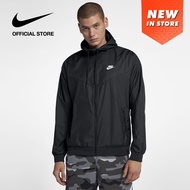 Nike Jaket Pria Sportswear Windrunner - Black [727325-010]