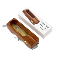 Cylinder Solid Wood Four-Slot Dedicated Cylinder Retro Solid Wood Zinc Alloy Cylinder Creative Decor