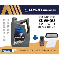 Aisin Engine Oil Semi Synthetic SG/CD 20W50