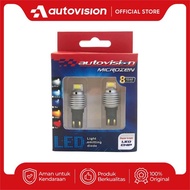 T15 CSP Dome LED Bulb Canbus 9W White 10V-30V Reverse Light