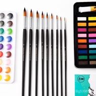Exam Watercolor Acrylic Student Beginner Joint Pen Art Pen Tip Set Nylon Hair Flat Head Oil Painting