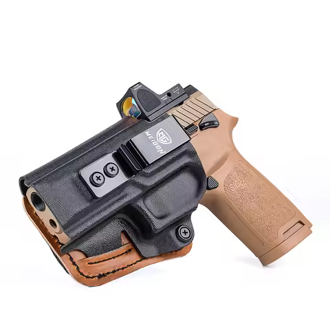 IWB Kydex Leather & Foam Padded Hybrid Holster for Sig Sauer P320 M18/ P320 X Carry/ P320 Compact Pi
