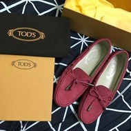 Tods 粉紅色38號豆豆鞋❤️