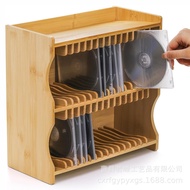 Bamboo CD CD Storage Rack Office Letter Storage Organizing Rack Wooden Student Book Storage Rack Sto
