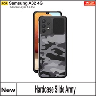 Case Samsung A32 4G A32 5G Hardcase Camshield ARMY Camera Protect Cover Slide