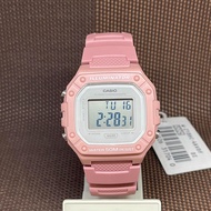 Casio W-218HC-4A Illuminator Pink Resin Digital Sporty Design Casual Unise Watch