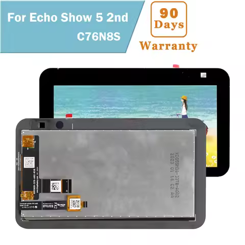 5.5 Inches For Amazon Echo Show 5 2nd Generation C76N8S LCD Display and Touch Screen Digitizer Assem