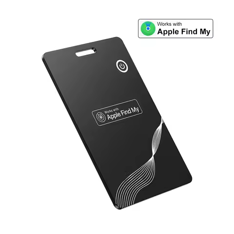 Wireless Charging Tracking Card Item Tracker Work with Apple Find My App Smart Card Tracker GPS Loca