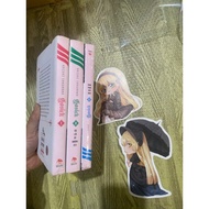 Set of 3q Novel.uyen Gosick notebooks volumes 1,2,3